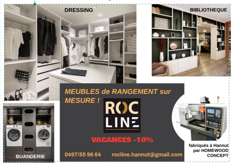 magasin meuble sur mesure rocline hannut